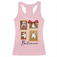 Fresno Nightcrawler Cryptid Christmas Believe Gift Racerback Tank Top - Wonder Print Shop