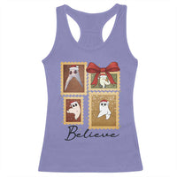Fresno Nightcrawler Cryptid Christmas Believe Gift Racerback Tank Top - Wonder Print Shop