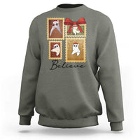 Fresno Nightcrawler Cryptid Christmas Believe Gift Sweatshirt - Wonder Print Shop