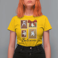 Fresno Nightcrawler Cryptid Christmas Believe Gift T Shirt For Women - Wonder Print Shop