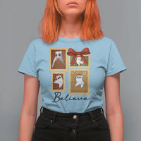 Fresno Nightcrawler Cryptid Christmas Believe Gift T Shirt For Women - Wonder Print Shop