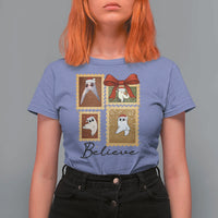 Fresno Nightcrawler Cryptid Christmas Believe Gift T Shirt For Women - Wonder Print Shop