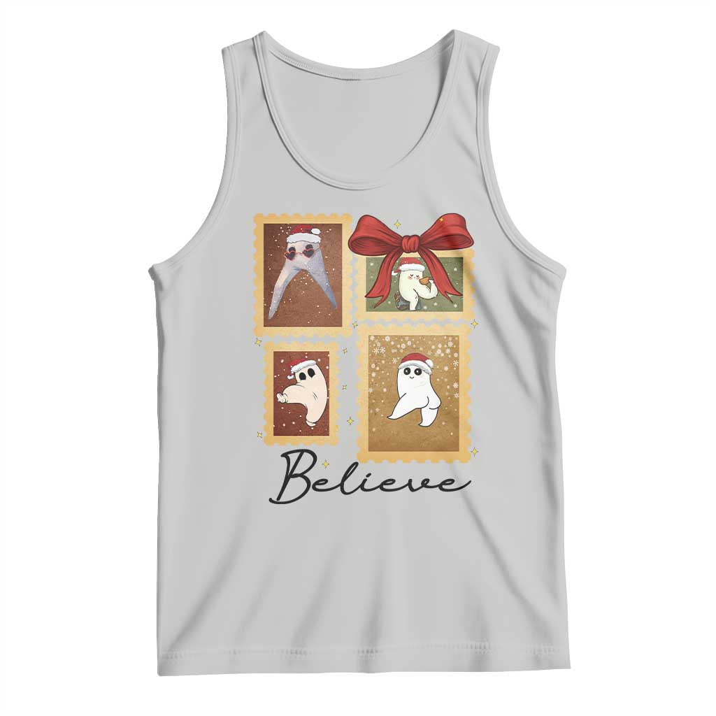 Fresno Nightcrawler Cryptid Christmas Believe Gift Tank Top - Wonder Print Shop
