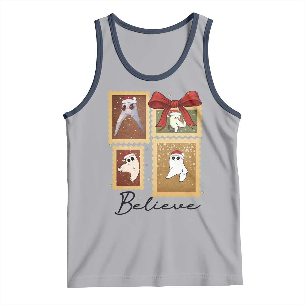 Fresno Nightcrawler Cryptid Christmas Believe Gift Tank Top - Wonder Print Shop