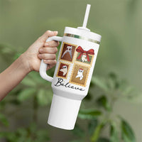 Fresno Nightcrawler Cryptid Christmas Believe Gift Tumbler With Handle - Wonder Print Shop