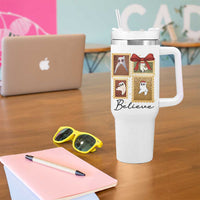 Fresno Nightcrawler Cryptid Christmas Believe Gift Tumbler With Handle - Wonder Print Shop