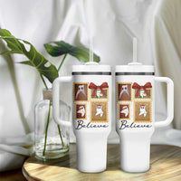 Fresno Nightcrawler Cryptid Christmas Believe Gift Tumbler With Handle - Wonder Print Shop