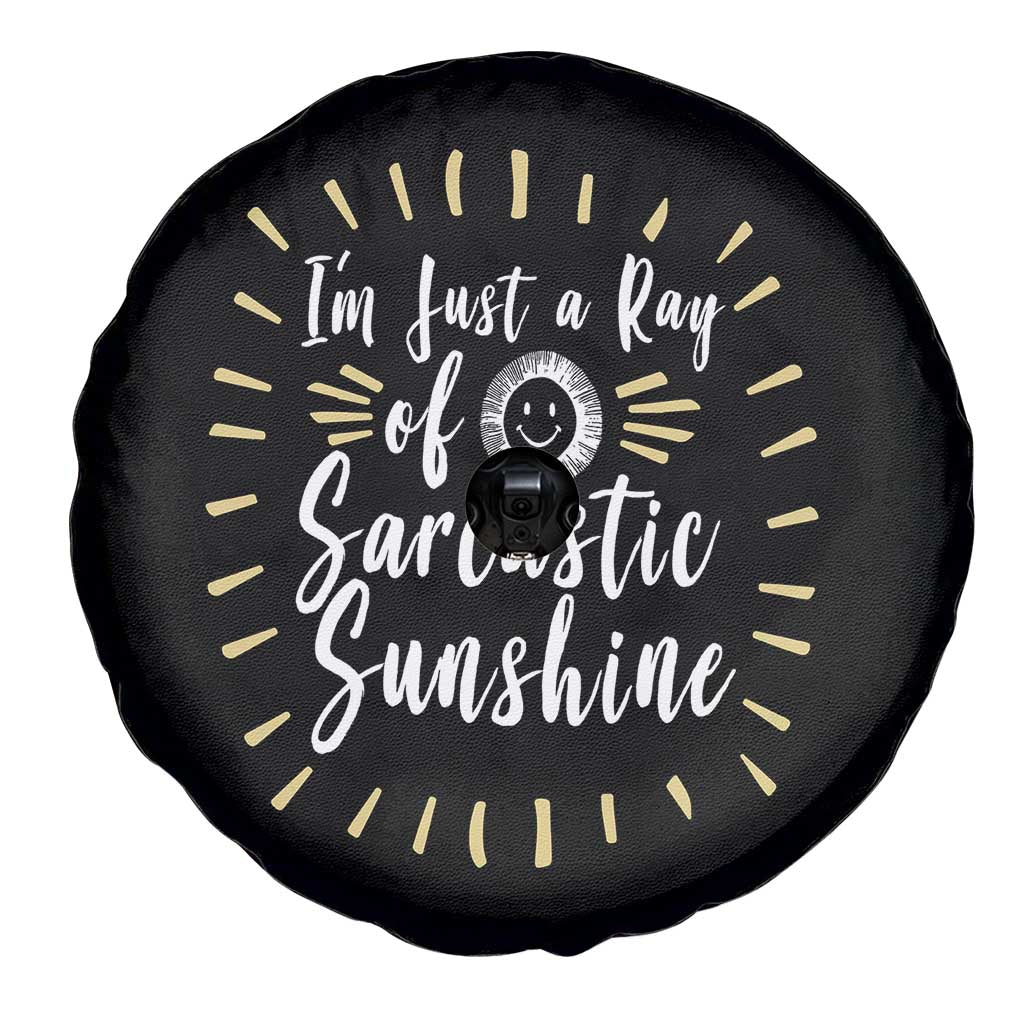 Im Just A Ray Of Sarcastic Sunshine Spare Tire Cover Funny Attitude Gift - Wonder Print Shop