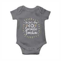 Im Just A Ray Of Sarcastic Sunshine Baby Onesie Funny Attitude Gift - Wonder Print Shop