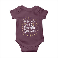 Im Just A Ray Of Sarcastic Sunshine Baby Onesie Funny Attitude Gift - Wonder Print Shop