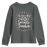 Im Just A Ray Of Sarcastic Sunshine Youth Sweatshirt Funny Attitude Gift - Wonder Print Shop
