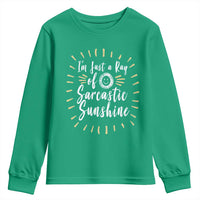 Im Just A Ray Of Sarcastic Sunshine Youth Sweatshirt Funny Attitude Gift - Wonder Print Shop