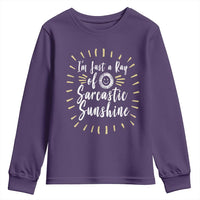 Im Just A Ray Of Sarcastic Sunshine Youth Sweatshirt Funny Attitude Gift - Wonder Print Shop
