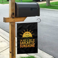 Funny Im Just A Ray Of Sarcastic Sunshine Garden Flag No Filter Attitude Gift - Wonder Print Shop