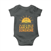 Funny Im Just A Ray Of Sarcastic Sunshine Baby Onesie No Filter Attitude Gift - Wonder Print Shop