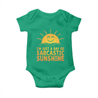 Funny Im Just A Ray Of Sarcastic Sunshine Baby Onesie No Filter Attitude Gift - Wonder Print Shop