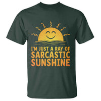 Funny Im Just A Ray Of Sarcastic Sunshine T Shirt No Filter Attitude Gift - Wonder Print Shop