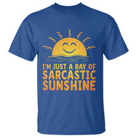 Funny Im Just A Ray Of Sarcastic Sunshine T Shirt No Filter Attitude Gift - Wonder Print Shop