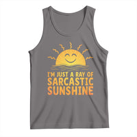 Funny Im Just A Ray Of Sarcastic Sunshine Tank Top No Filter Attitude Gift - Wonder Print Shop