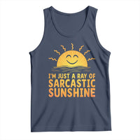 Funny Im Just A Ray Of Sarcastic Sunshine Tank Top No Filter Attitude Gift - Wonder Print Shop