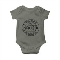 Funny Im Just A Ray Of Sarcastic Sunshine Baby Onesie Witty Sarcasm Lover - Wonder Print Shop