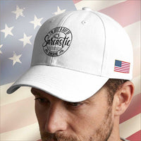 Funny Im Just A Ray Of Sarcastic Sunshine Baseball Cap Witty Sarcasm Lover