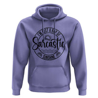 Funny Im Just A Ray Of Sarcastic Sunshine Hoodie Witty Sarcasm Lover - Wonder Print Shop