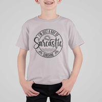 Funny Im Just A Ray Of Sarcastic Sunshine T Shirt For Kid Witty Sarcasm Lover - Wonder Print Shop
