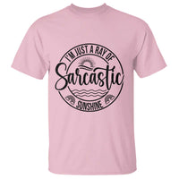 Funny Im Just A Ray Of Sarcastic Sunshine T Shirt Witty Sarcasm Lover - Wonder Print Shop