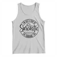 Funny Im Just A Ray Of Sarcastic Sunshine Tank Top Witty Sarcasm Lover - Wonder Print Shop
