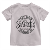 Funny Im Just A Ray Of Sarcastic Sunshine Toddler T Shirt Witty Sarcasm Lover - Wonder Print Shop