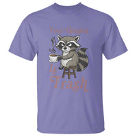 Funny Sarcastic Raccoon Coffee Lover T Shirt Your Opinion Is Trash Gift - Wonder Print Shop