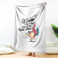 Of Course I Talk To Myself I Need Expert Advice Throw Blanket Funny Sarcastic Quote - Wonder Print Shop