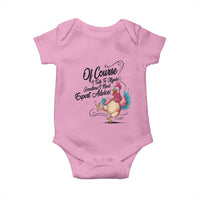 Of Course I Talk To Myself I Need Expert Advice Baby Onesie Funny Sarcastic Quote - Wonder Print Shop