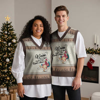 Of Course I Talk To Myself I Need Expert Advice V-Neck Knit Sweater Vest Funny Sarcastic Quote - Wonder Print Shop