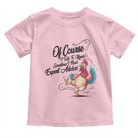 Of Course I Talk To Myself I Need Expert Advice Toddler T Shirt Funny Sarcastic Quote - Wonder Print Shop