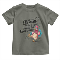 Of Course I Talk To Myself I Need Expert Advice Toddler T Shirt Funny Sarcastic Quote - Wonder Print Shop