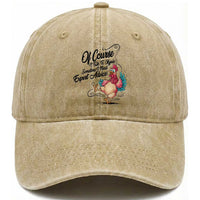 Of Course I Talk To Myself I Need Expert Advice Washed Cotton Baseball Cap Funny Sarcastic Quote