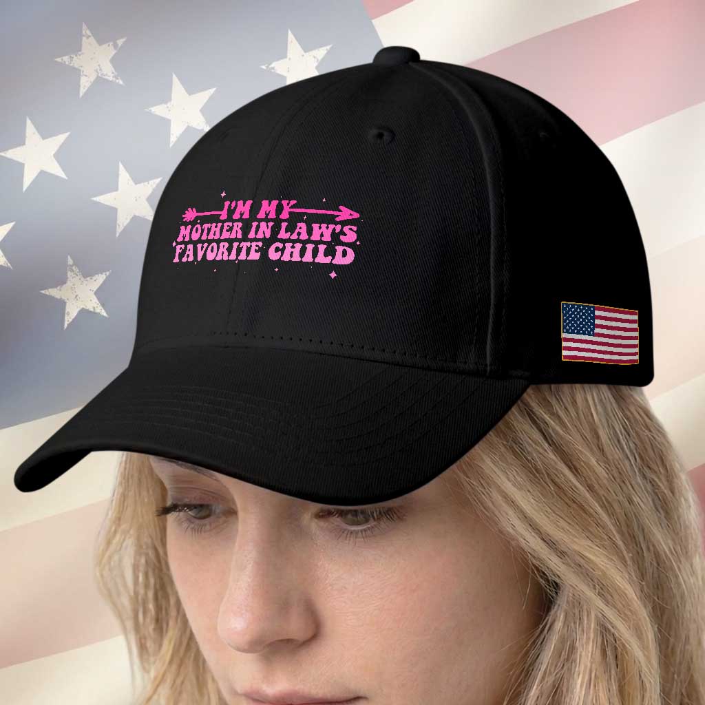 Funny In Law Gift Baseball Cap I Am My Mother In Laws Favorite Child