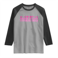 Funny In Law Gift Raglan Shirt I Am My Mother In Laws Favorite Child - Wonder Print Shop