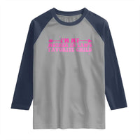 Funny In Law Gift Raglan Shirt I Am My Mother In Laws Favorite Child - Wonder Print Shop