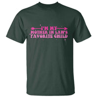 Funny In Law Gift T Shirt I Am My Mother In Laws Favorite Child - Wonder Print Shop
