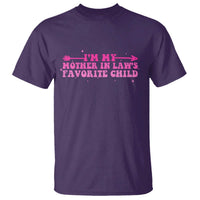 Funny In Law Gift T Shirt I Am My Mother In Laws Favorite Child - Wonder Print Shop
