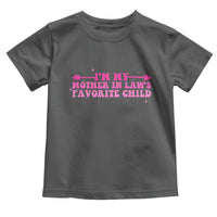 Funny In Law Gift Toddler T Shirt I Am My Mother In Laws Favorite Child - Wonder Print Shop