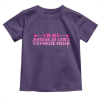 Funny In Law Gift Toddler T Shirt I Am My Mother In Laws Favorite Child - Wonder Print Shop