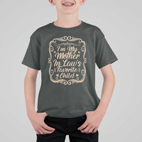I Am My Mother In Laws Favorite Child T Shirt For Kid Funny Family Joke Gift - Wonder Print Shop