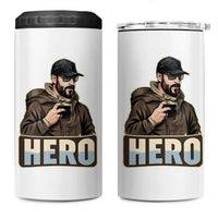 Community Hero Alex Pretti 4 in 1 Can Cooler Tumbler Minneapolis Support Gift