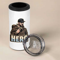 Community Hero Alex Pretti 4 in 1 Can Cooler Tumbler Minneapolis Support Gift