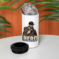 Community Hero Alex Pretti 4 in 1 Can Cooler Tumbler Minneapolis Support Gift