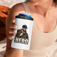 Community Hero Alex Pretti 4 in 1 Can Cooler Tumbler Minneapolis Support Gift